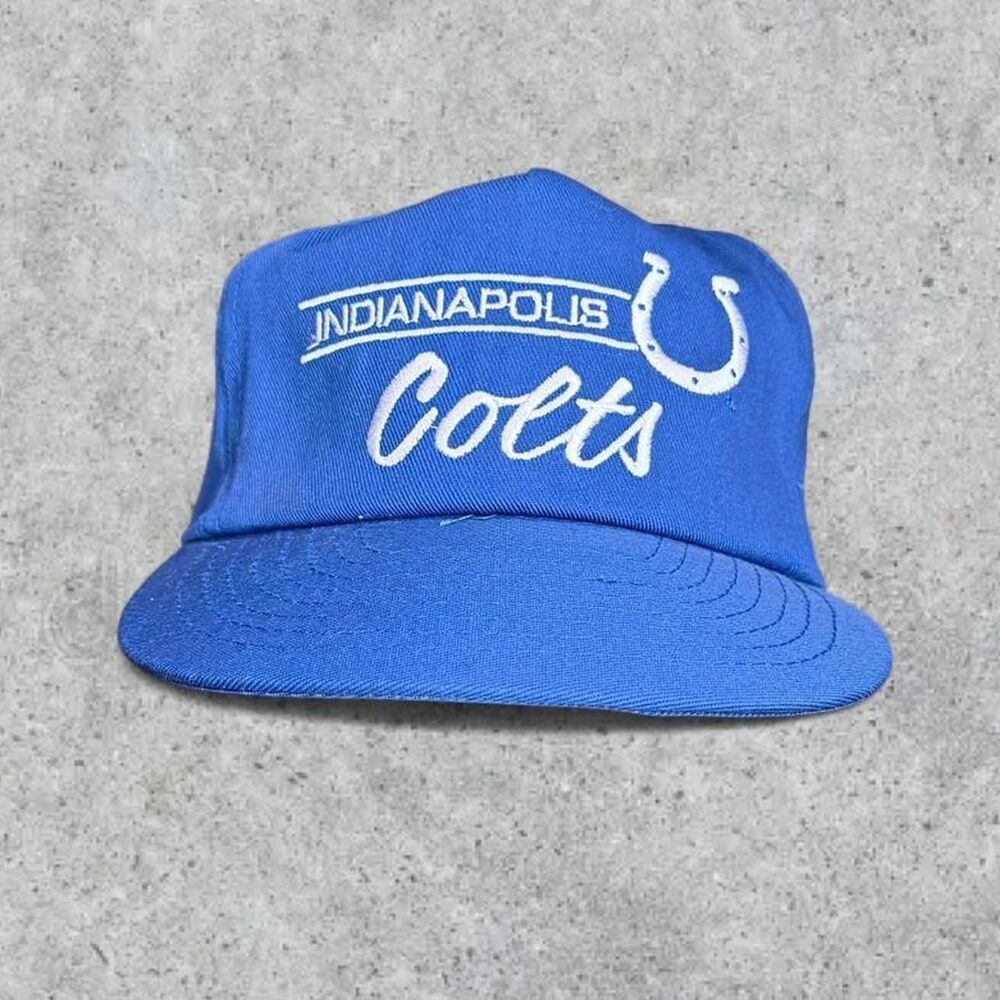 Vintage 90’s Indianapolis Colts Football Annco Script Snapback Hat